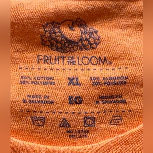 Fluorescent Orange High Visibility T-Shirt Size XL - Picture 2 of 2